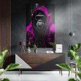 Age of Apes Brushed Aluminum Dibond Wall Art.